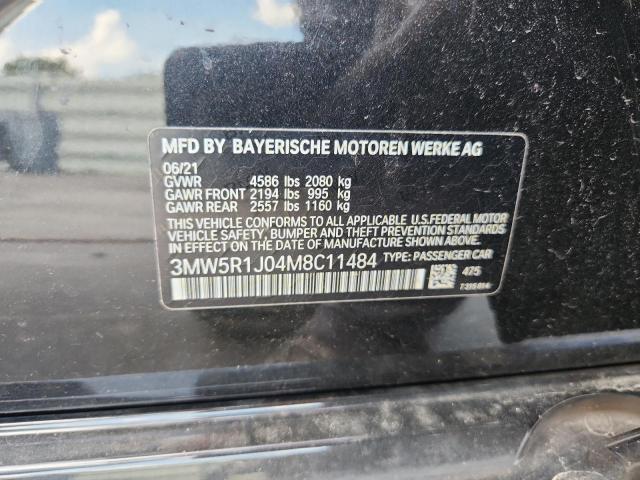 2021 BMW 330I 3MW5R1J04M8C11484