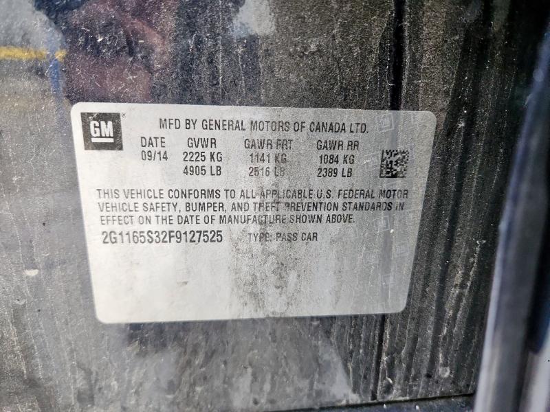2015 CHEVROLET IMPALA LTZ 2G1165S32F9127525