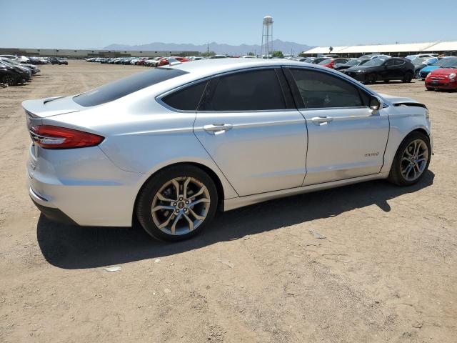 FORD FUSION TIT 2019 silver  hybrid engine 3FA6P0RU8KR273014 photo #4