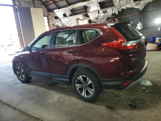 HONDA CR-V LX 2018 burgundy  gas 2HKRW6H34JH229809 photo #3