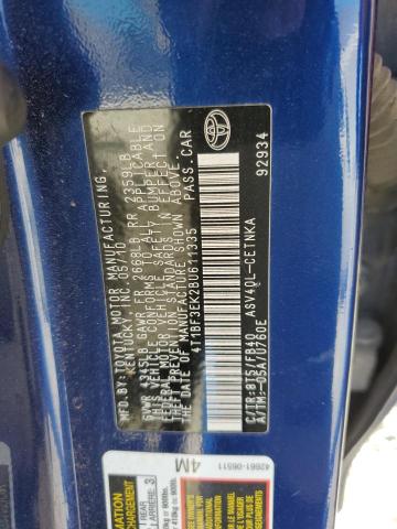 2011 TOYOTA CAMRY BASE - 4T1BF3EK2BU611335