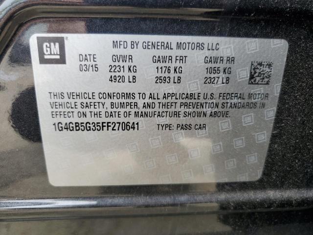 2015 BUICK LACROSSE 1G4GB5G35FF270641