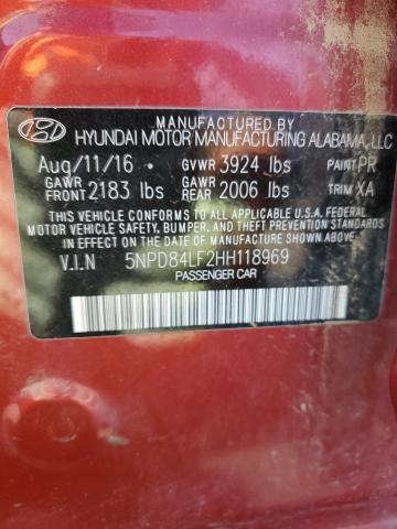 2017 HYUNDAI ELANTRA SE - 5NPD84LF2HH118969
