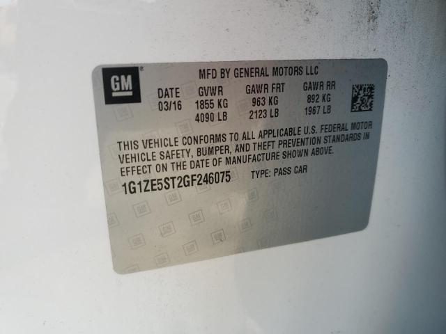 2016 CHEVROLET MALIBU LT 1G1ZE5ST2GF246075