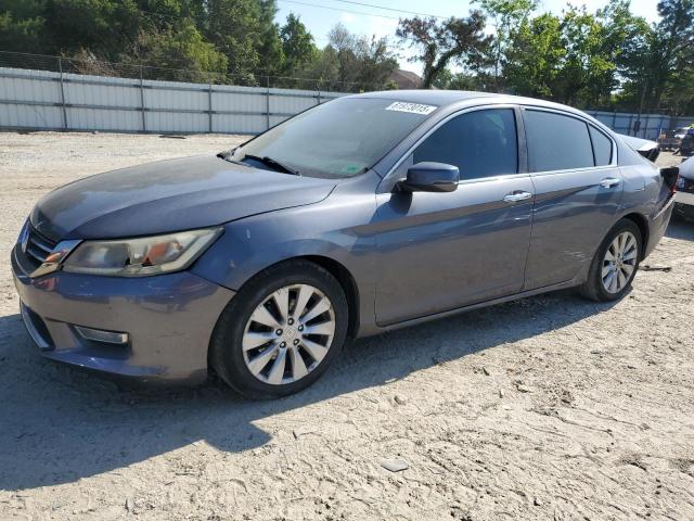 HONDA ACCORD EXL 2013 gray  gas 1HGCR2F81DA204805 photo #1