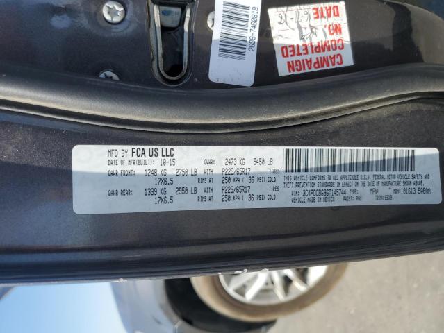 2016 DODGE JOURNEY SX - 3C4PDCBG9GT145744