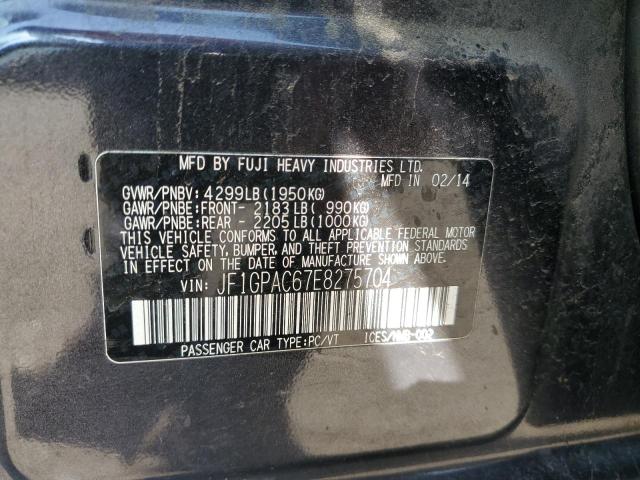 2014 SUBARU IMPREZA PR - JF1GPAC67E8275704