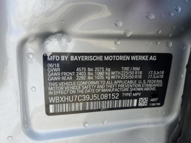 2018 BMW X1 SDRIVE2 WBXHU7C39J5L08152