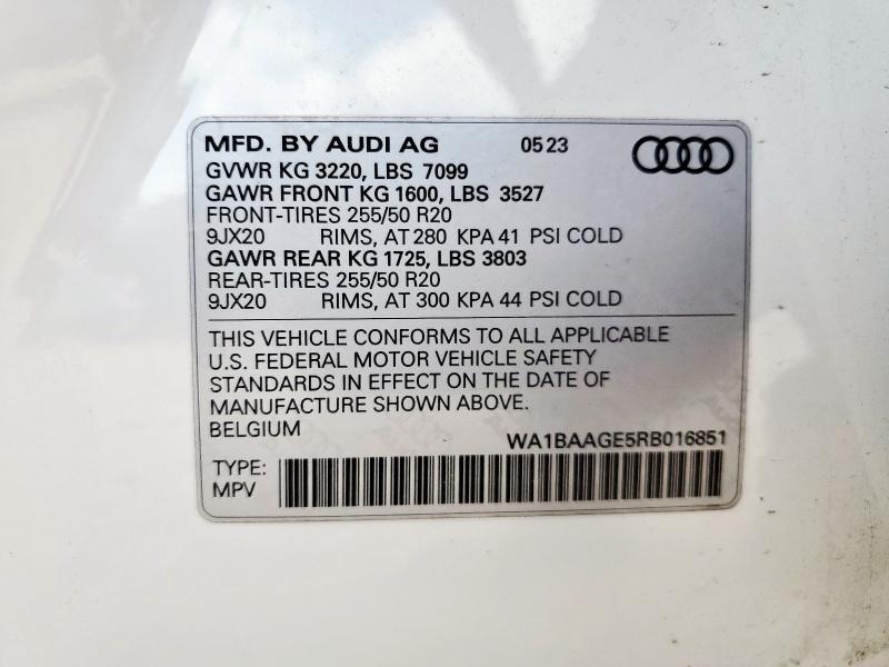 2024 AUDI Q8 E-TRON WA1BAAGE5RB016851