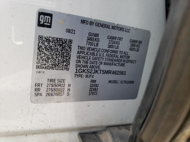 2021 GMC YUKON XL D 1GKS2JKT5MR462561