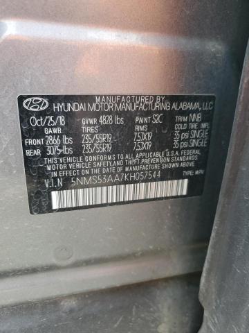 2019 HYUNDAI SANTA FE LIMITED 5NMS53AA7KH057544