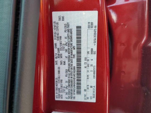 2014 FORD ESCAPE SE - 1FMCU9GXXEUE32289
