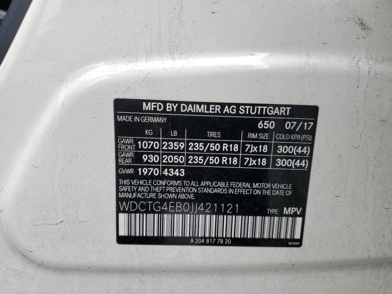 MERCEDES-BENZ GLA-CLASS 250