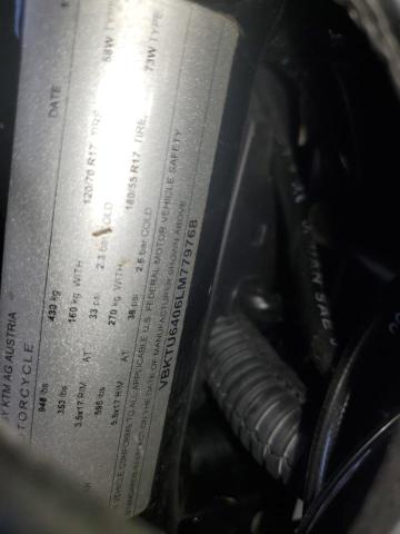 2020 KTM 790 DUKE VBKTU6406LM779768