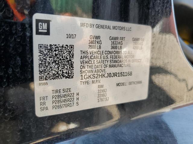 2018 GMC YUKON XL D 1GKS2HKJ0JR151168