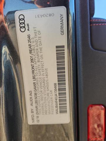 2018 AUDI S4 PREMIUM WAUB4AF40JA139468