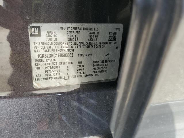 2015 GMC YUKON XL K 1GKS2GKC1FR503662