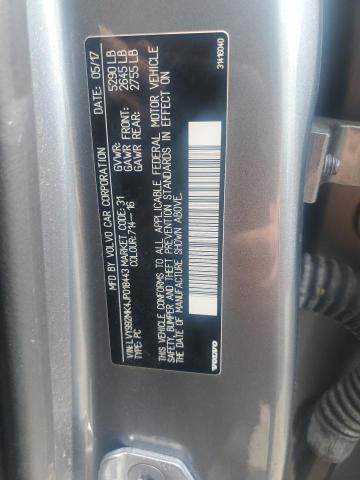 2018 VOLVO S90 T6 MOM LVY992MK4JP018443