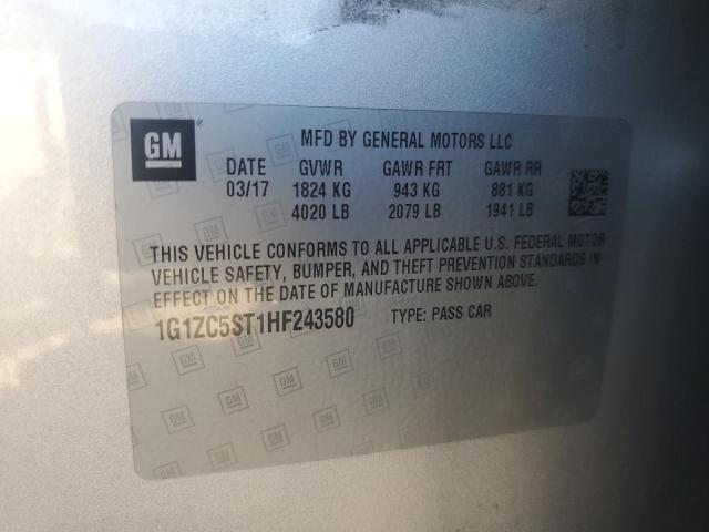 2017 CHEVROLET MALIBU LS - 1G1ZC5ST1HF243580