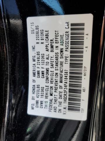 2015 HONDA ACCORD LX 1HGCR2F34FA184587