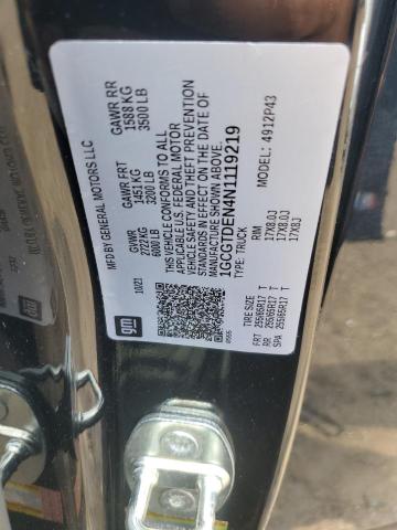 2022 CHEVROLET COLORADO Z - 1GCGTDEN4N1119219