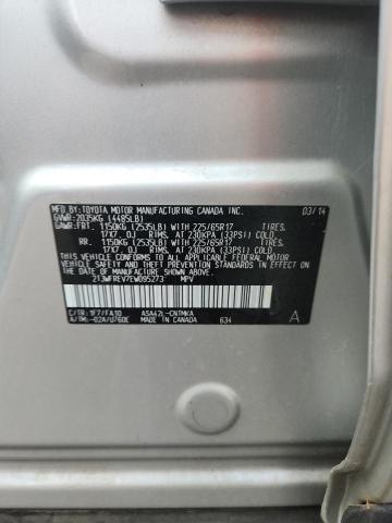 2014 TOYOTA RAV4 XLE - 2T3WFREV7EW095273