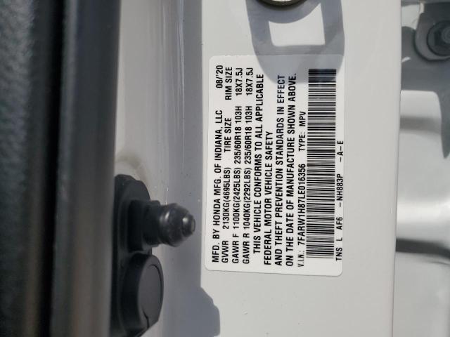2020 HONDA CR-V EXL 7FARW1H87LE016356