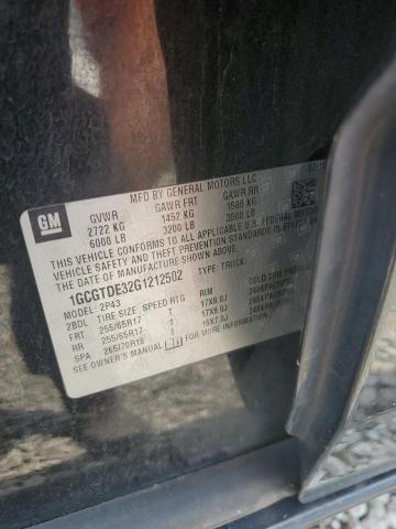 2016 CHEVROLET COLORADO Z 1GCGTDE32G1212502