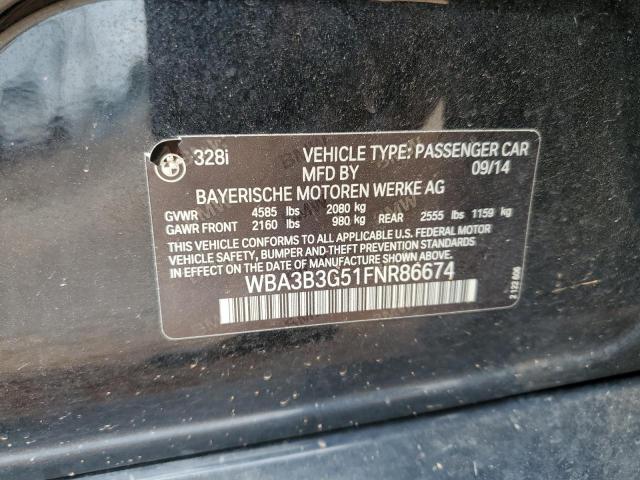 2015 BMW 328 XI WBA3B3G51FNR86674