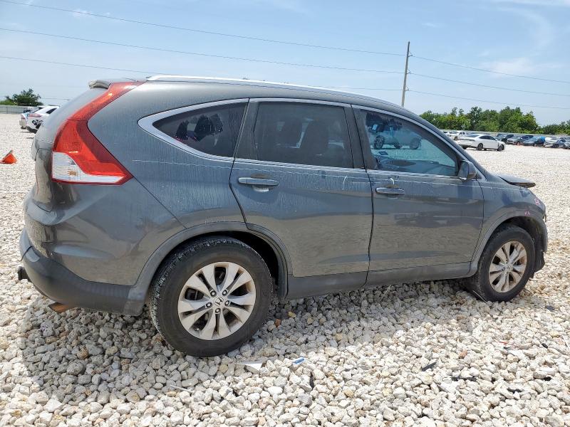 HONDA CR-V EXL 2013 gray  gas 5J6RM3H74DL001326 photo #4