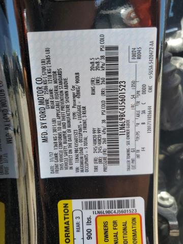 2018 LINCOLN CONTINENTA 1LN6L9BC4J5601523