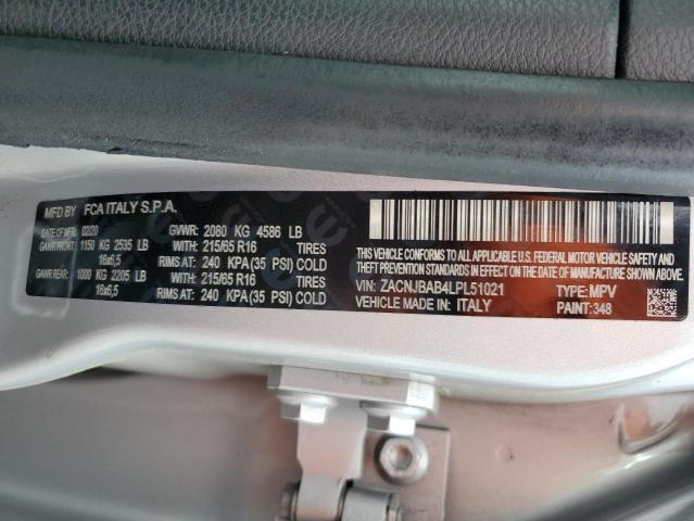 2020 JEEP RENEGADE S ZACNJBAB4LPL51021