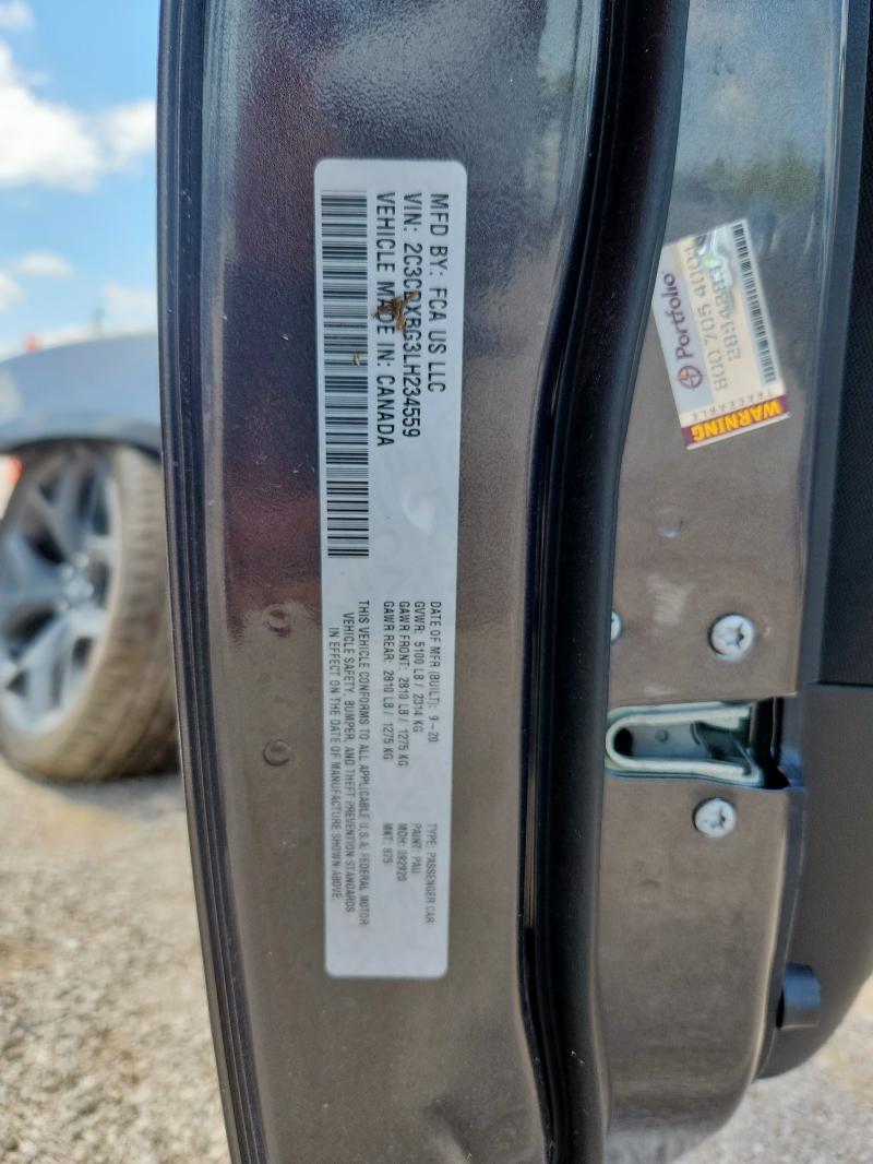 2020 DODGE CHARGER SX 2C3CDXBG3LH234559