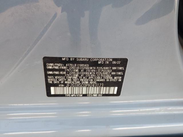 2023 SUBARU CROSSTREK - JF2GTHSC0PH243123