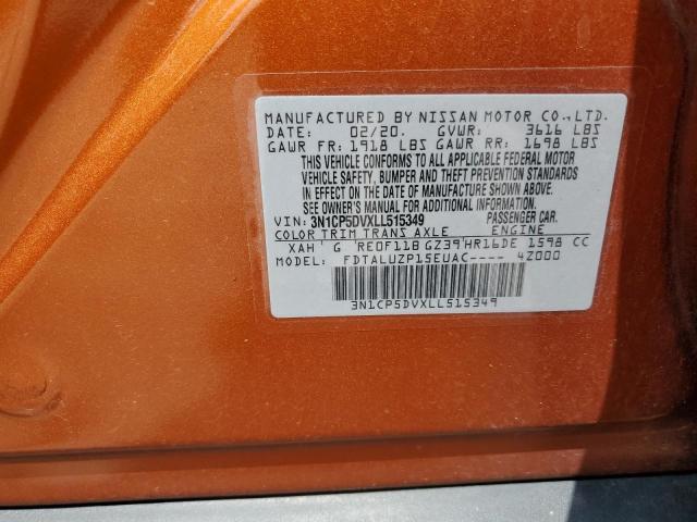2020 NISSAN KICKS SR - 3N1CP5DVXLL515349