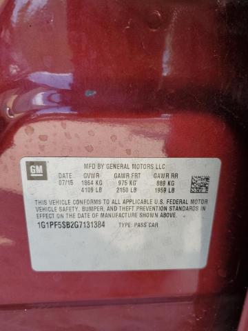 2016 CHEVROLET CRUZE LIMI NOVIN66836345