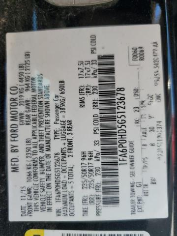 2016 FORD FUSION SE - 1FA6P0HD5G5123678