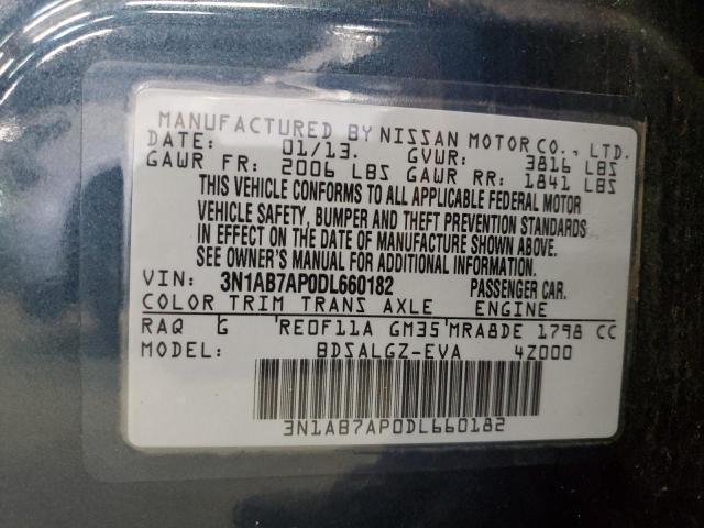 2013 NISSAN SENTRA S - 3N1AB7AP0DL660182
