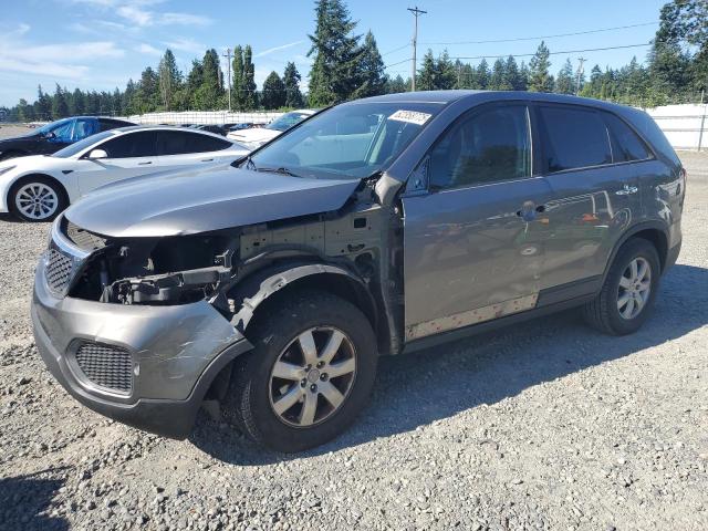 KIA SORENTO LX 2013 gray  gas 5XYKT3A18DG378902 photo #1