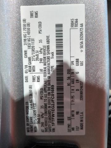 2018 FORD F150 SUPER 1FTFW1EG2JFC01689