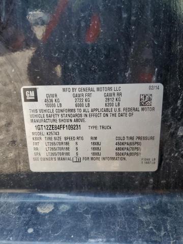 2015 GMC SIERRA K25 1GT12ZE84FF109231