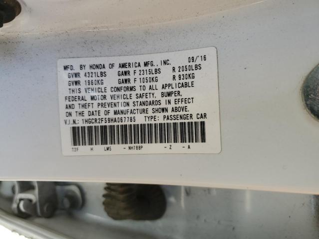 2017 HONDA ACCORD SPO - 1HGCR2F59HA067785