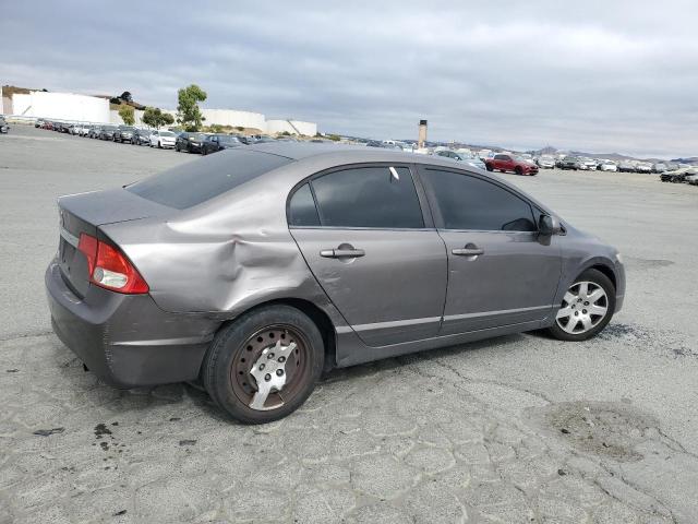 HONDA CIVIC LX 2009 gray  gas 19XFA16599E017402 photo #4