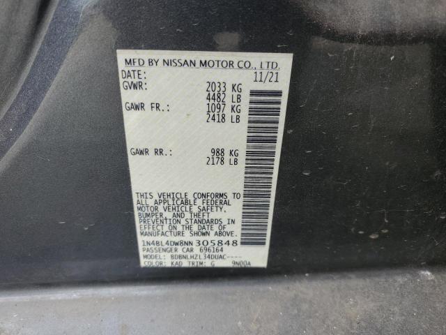 2022 NISSAN ALTIMA SV - 1N4BL4DW8NN305848
