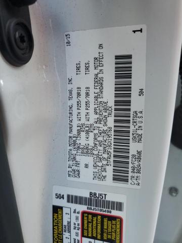 2016 TOYOTA TUNDRA DOU 5TFRW5F18GX195768