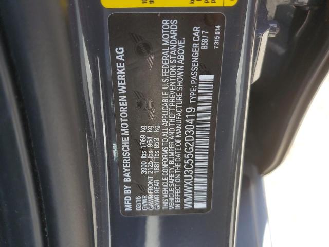 2016 MINI COOPER S WMWXU3C55G2D30419
