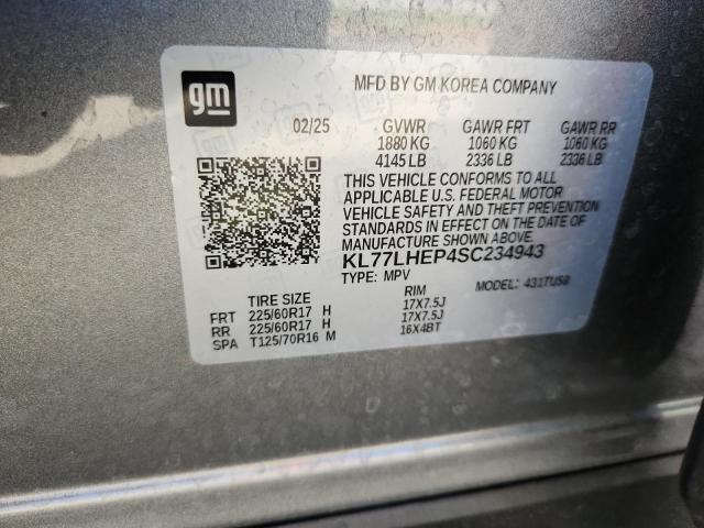 2025 CHEVROLET TRAX 1LT - KL77LHEP4SC234943