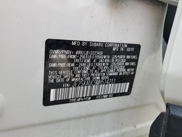 2021 SUBARU FORESTER L - JF2SKAUC9MH514211