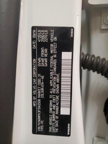 2015 VOLVO S60 PREMIE YV140MFK3F1342508