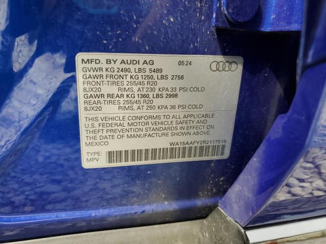 2024 AUDI Q5 SPORTBA WA15AAFY2R2117516